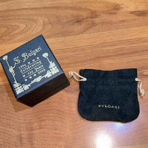 Authentic Bvulgari Mini Box and Dustbag